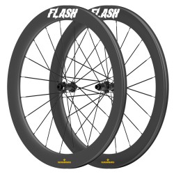 700C 60x31mm Carbon Tubeless Hooked /Hookless Gravel / CX Wheelset with Blade Carbon Spokes